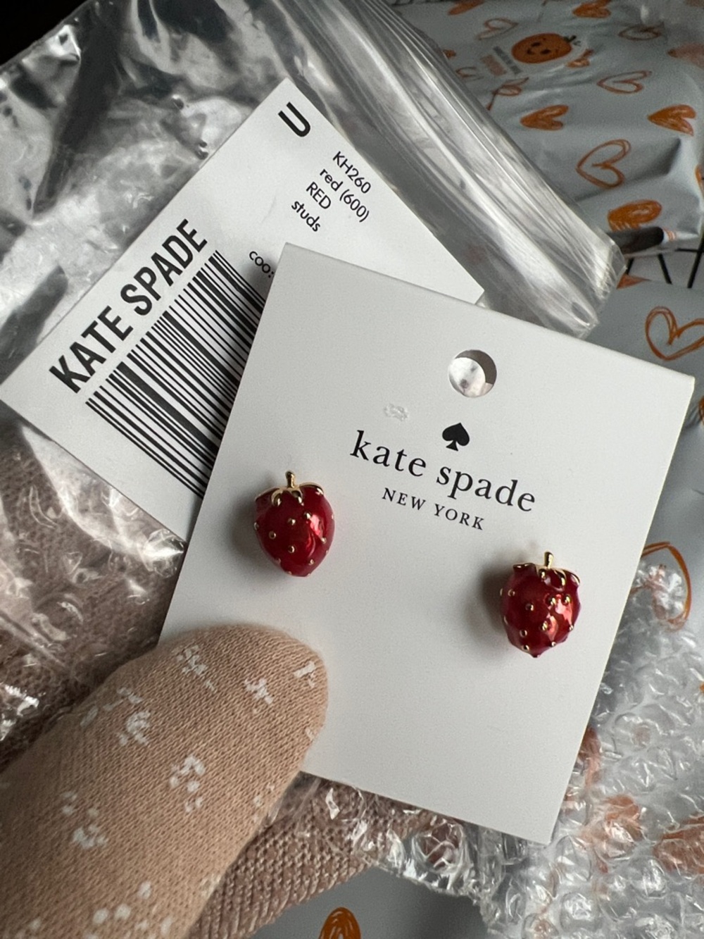 NIP Strawberry Fields Stud Earrings